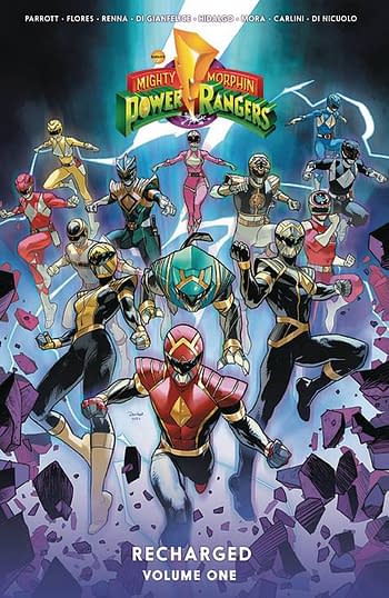 Cover image for MIGHTY MORPHIN POWER RANGERS RECHARGED TP VOL 01