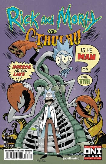 Cover image for RICK AND MORTY VS CTHULHU #3 CVR A LITTLE