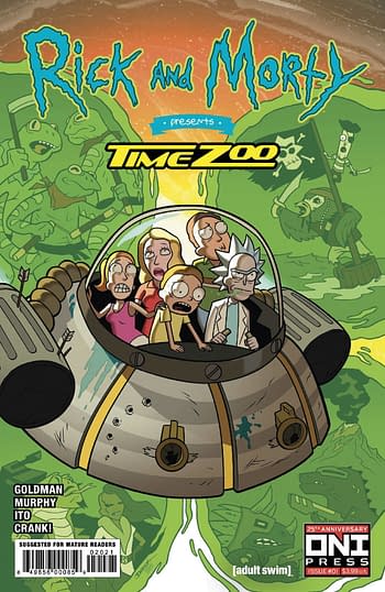 Cover image for RICK AND MORTY PRESENTS TIME ZOO #1 CVR B FRIDOLFS