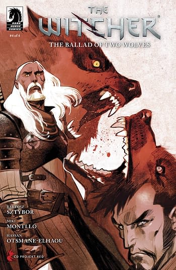 Cover image for WITCHER THE BALLAD OF TWO WOLVES #4 (OF 4) CVR A MONTLLO