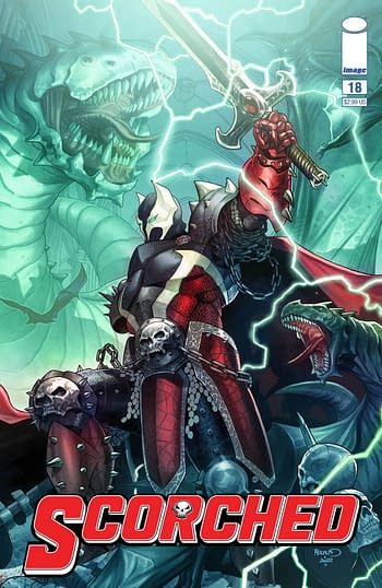 Cover image for SPAWN SCORCHED #18 CVR B RENAUD