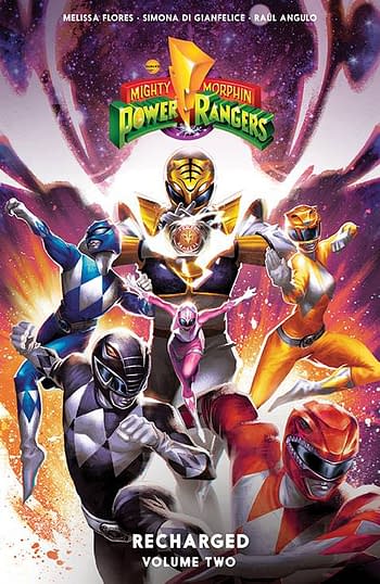 Cover image for MIGHTY MORPHIN POWER RANGERS RECHARGED TP VOL 02