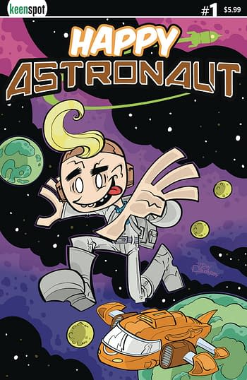 Cover image for HAPPY ASTRONAUT #1 CVR B TROY DONGARRA