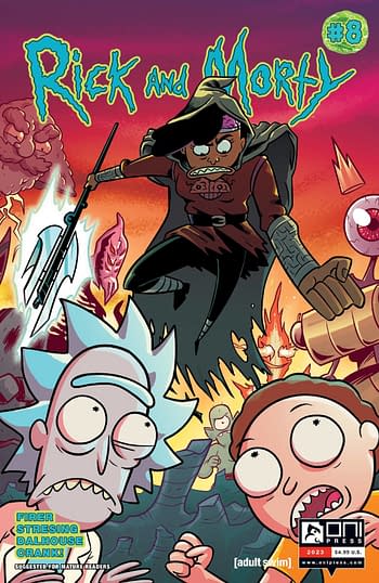 Cover image for RICK AND MORTY #8 CVR A STRESING (MR)