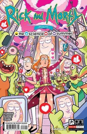 Cover image for RICK AND MORTY PRESENTS SCIENCE OF SUMMER #1 CVR A ELLERBY (