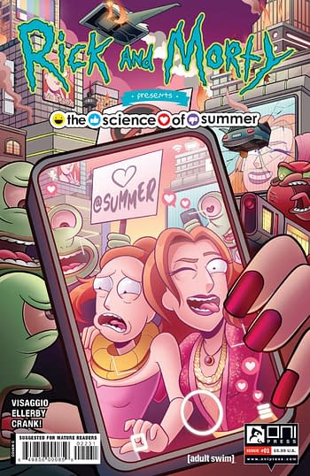 Cover image for RICK AND MORTY PRESENTS SCIENCE OF SUMMER #1 CVR C 10 COPY I