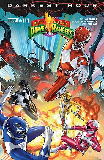 Cover image for MIGHTY MORPHIN POWER RANGERS #111 CVR A CLARKE