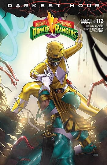 Cover image for MIGHTY MORPHIN POWER RANGERS #112 CVR A CLARKE