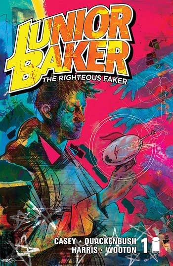 Cover image for JUNIOR BAKER RIGHTEOUS FAKER #1 (OF 5) CVR A QUACKENBUSH (MR