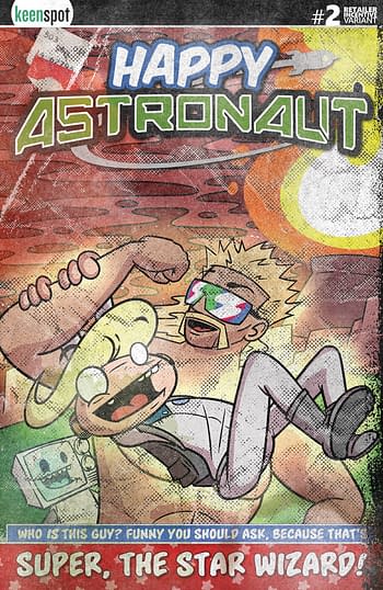 Cover image for HAPPY ASTRONAUT #2 CVR C 8 COPY WEATHERED INCV