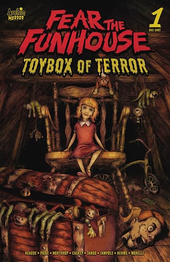 Cover image for FEAR THE FUNHOUSE PRES TOYBOX OF TERROR CVR A RYAN CASKEY