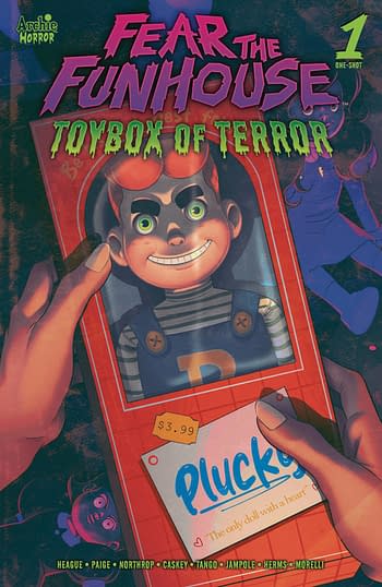 Cover image for FEAR THE FUNHOUSE PRES TOYBOX OF TERROR CVR B SWEENY BOO
