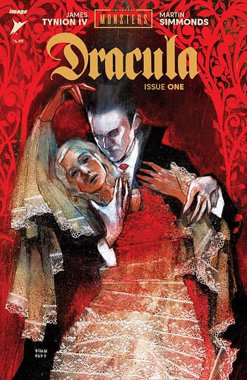 Cover image for UNIVERSAL MONSTERS DRACULA #1 (OF 4) CVR A SIMMONDS (MR)