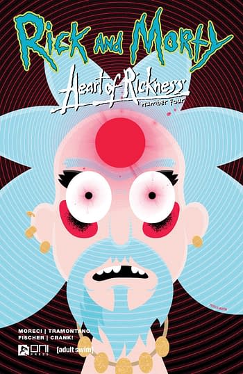 Cover image for RICK AND MORTY HEART OF RICKNESS #4 (OF 4) CVR A SAMANIEGO (