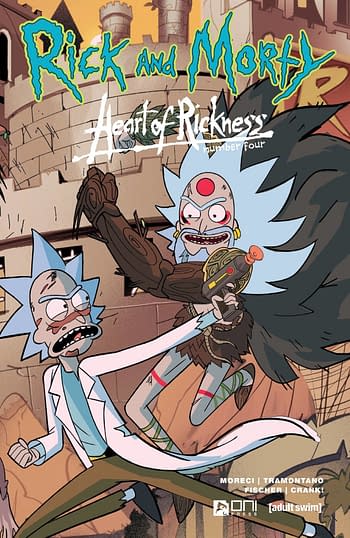 Cover image for RICK AND MORTY HEART OF RICKNESS #4 (OF 4) CVR C 10 COPY INC