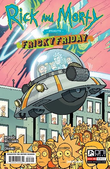 Cover image for RICK AND MORTY PRESENTS FRICKY FRIDAY #1 CVR A WILLIAMS (MR)