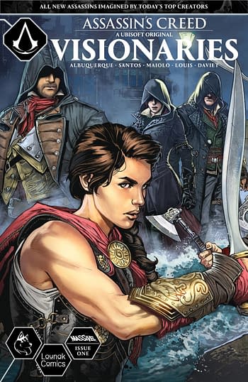 Cover image for ASSASSINS CREED VISIONARIES #1 (OF 4) CVR A CONNECTING (MR)