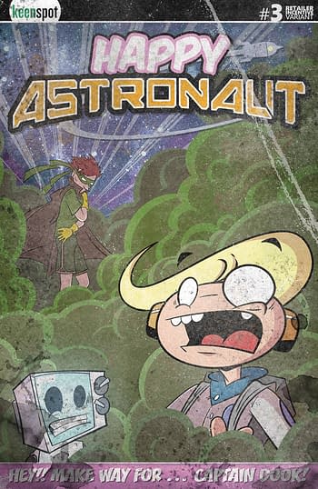 Cover image for HAPPY ASTRONAUT #3 CVR C 8 COPY WEATHERED INCV