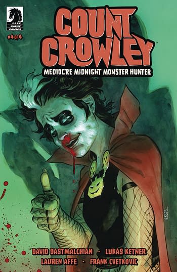 Cover image for COUNT CROWLEY MEDIOCRE MIDNIGHT MONSTER HUNTER #4 CVR B CROO