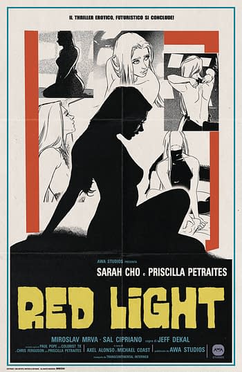 Cover image for RED LIGHT #4 (OF 4) CVR C EROTIC FILM HOMAGE (MR)