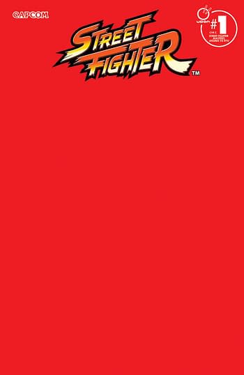 Cover image for STREET FIGHTER MASTERS: AKUMA VS RYU #1 CVR D RED BLANK SKET
