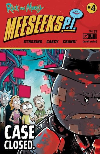 Cover image for RICK AND MORTY MEESEEKS PI #4 CVR A STRESING (MR)
