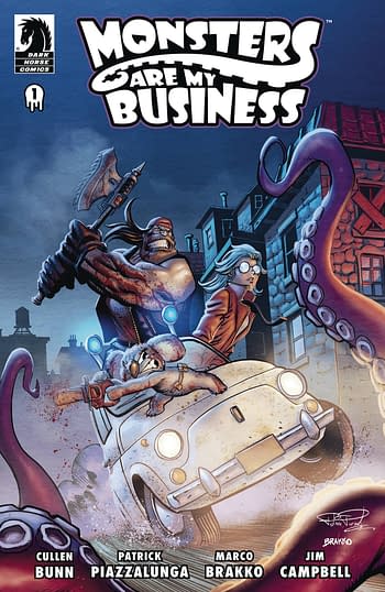 Cover image for MONSTERS ARE MY BUSINESS & BUSINESS IS BLOODY #1