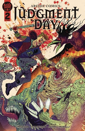 Cover image for ARCHIE COMICS JUDGMENT DAY #2 (OF 3) CVR A MEGAN HUTCHISON