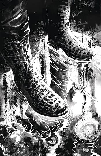 Cover image for CROCODILE BLACK #3 (OF 5) CVR D UNLOCKABLE SORRENTINO (MR)
