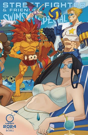 Cover image for 2024 STREET FIGHTER & FRIENDS SWIMSUIT SP #1 5 COPY INC