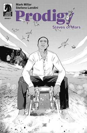 Cover image for PRODIGY SLAVES OF MARS #1 CVR B B&W LANDINI (MR)