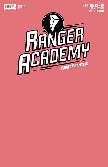 Cover image for RANGER ACADEMY #10 CVR B PINK BLANK SKETCH VAR
