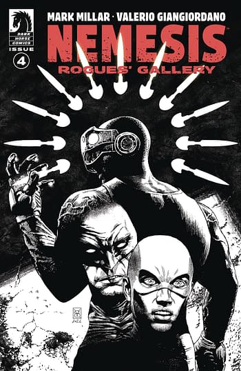 Cover image for NEMESIS ROGUES GALLERY #4 CVR B 10 COPY B&W