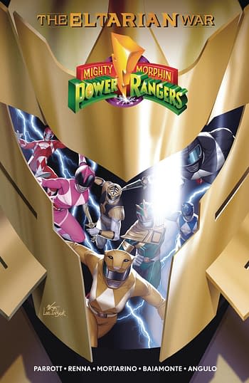 Cover image for MIGHTY MORPHIN POWER RANGERS THE ELTARIAN WAR TP