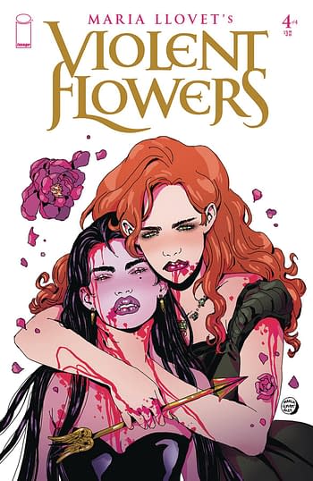 Cover image for VIOLENT FLOWERS #4 (OF 4) CVR A LLOVET (MR)