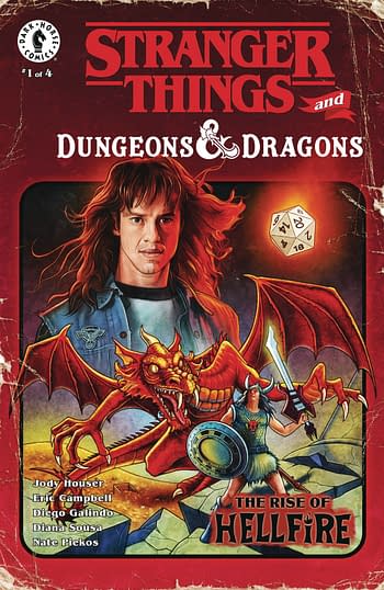 Cover image for STRANGER THINGS D&D RISE OF HELLFIRE #1 CVR B LAMBERT