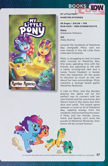 IDW February 2025 Solicits