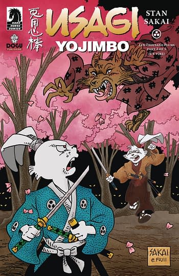 Cover image for USAGI YOJIMBO TEN THOUSAND PLUMS #2 CVR A SAKAI