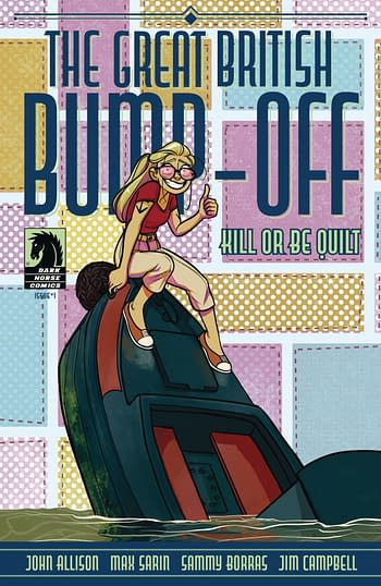 Cover image for GREAT BRITISH BUMP OFF KILL OR BE QUILT #1 CVR A SARIN