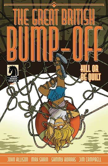 Cover image for GREAT BRITISH BUMP OFF KILL OR BE QUILT #1 CVR B TREIMAN