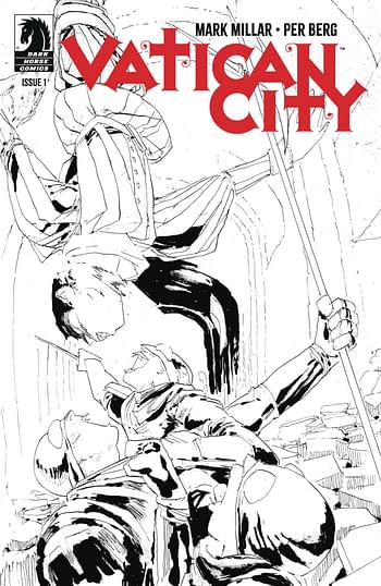 Cover image for VATICAN CITY #1 CVR B BERG B&W (MR)