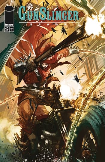 Cover image for GUNSLINGER SPAWN #42 CVR B AGUILLO