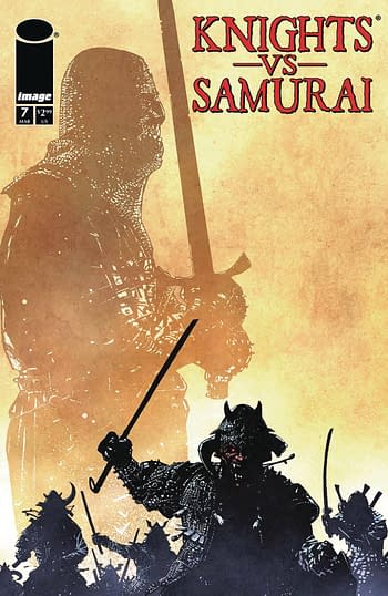 Cover image for KNIGHTS VS SAMURAI #7 CVR B COLAK