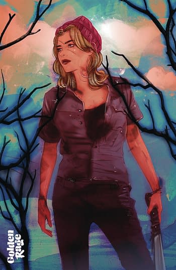 Cover image for GOLDEN RAGE MOTHER KNOWS BEST #1 (OF 5) CVR B LOTAY