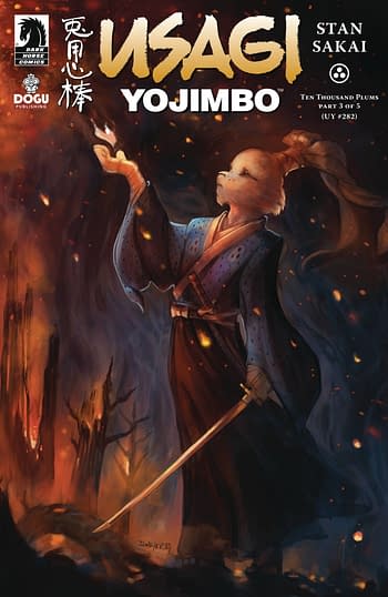 Cover image for USAGI YOJIMBO TEN THOUSAND PLUMS #3 CVR C MEYER