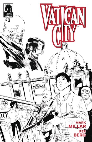 Cover image for VATICAN CITY #3 CVR B BERG B&W (MR)