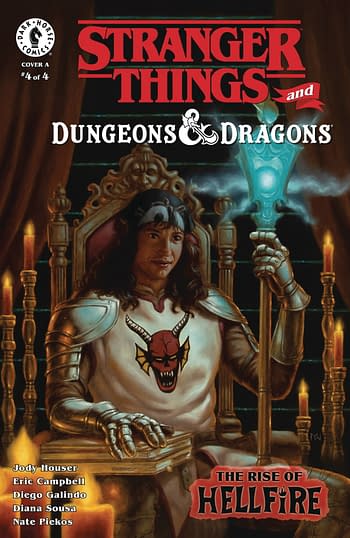 Cover image for STRANGER THINGS D&D RISE OF HELLFIRE #4 CVR A WOHL