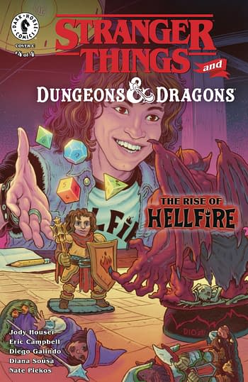 Cover image for STRANGER THINGS D&D RISE OF HELLFIRE #4 CVR C IRIZARRI