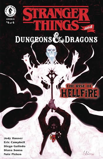 Cover image for STRANGER THINGS D&D RISE OF HELLFIRE #4 CVR D WILSON