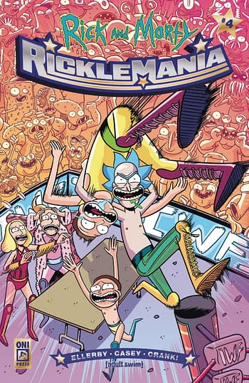 Cover image for RICK AND MORTY RICKLEMANIA #4 CVR A ELLERBY